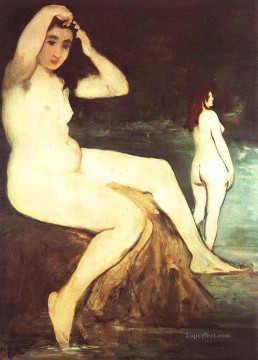  Desnudo Decoraci%C3%B3n Paredes - Bañistas en el Sena desnudo Impresionismo Edouard Manet